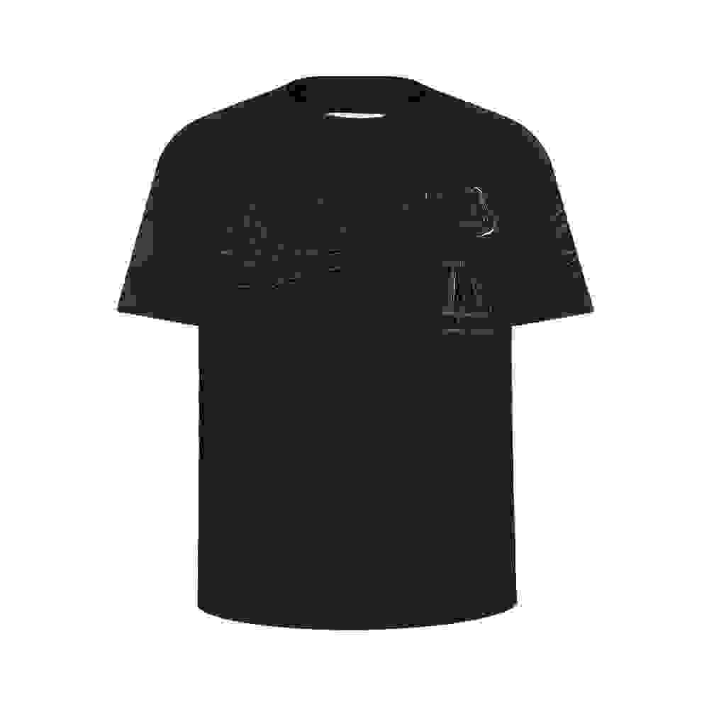 Pro Standard MLB LA Dodgers Triple Black Big Boys' Short Sleeve Top